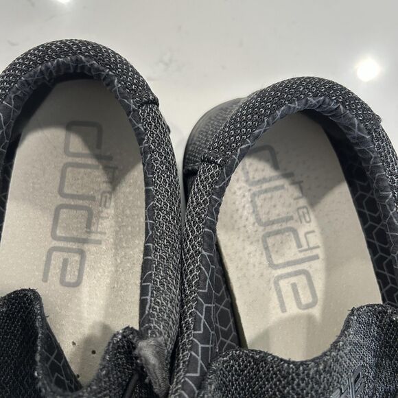 Hey Dude Wally Sox Micro Shoes Mens Size 12 black Gray Slip-On Loafers EU 45 - Picture 7 of 13